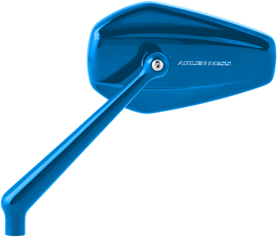 ARLEN NESS Mirror - Mini/Stocker - Side View - Hexagon - Blue - Left 13-150