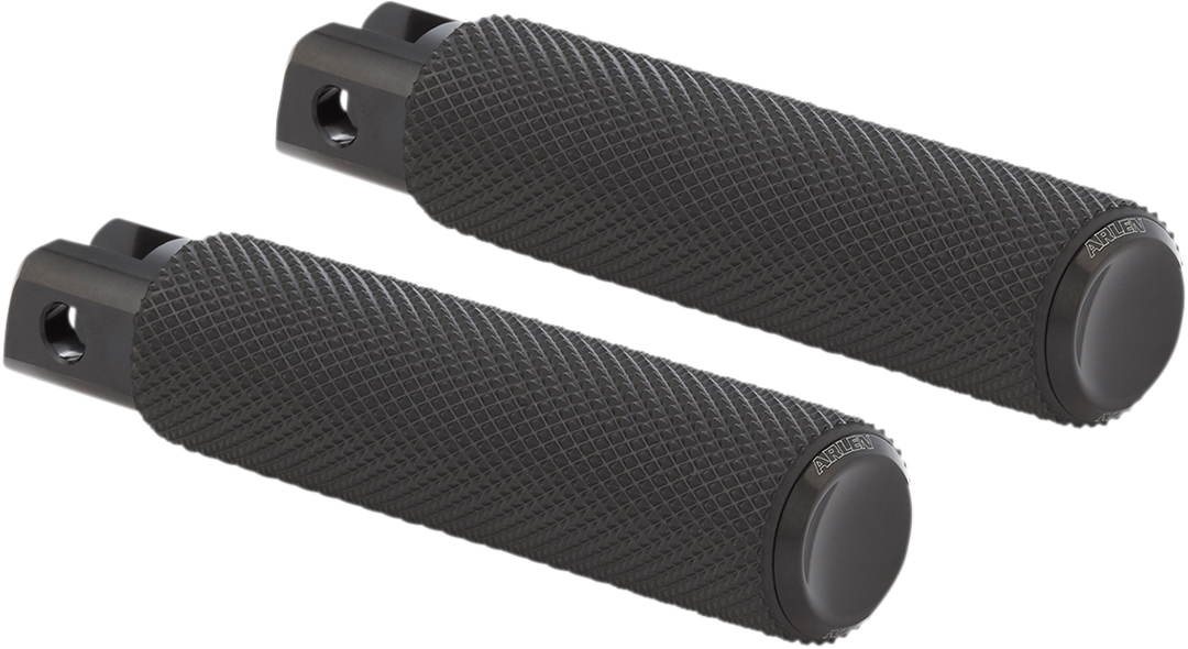 ARLEN NESS Passenger Knurled Foot Pegs - Black - FL/FX '18-'25 07-943