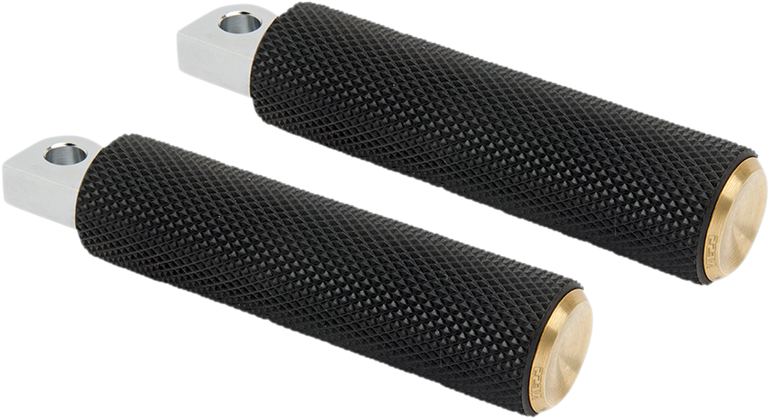 ARLEN NESS Knurled Foot Pegs - Brass - FX/FL '18-'26 07-944