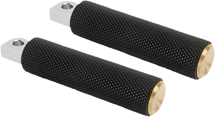 ARLEN NESS Knurled Foot Pegs - Brass - FX/FL '18-'26 07-944