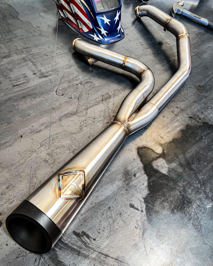 SP Concepts Cutback Exhaust - 1987-1994 FXR W/ Mid Controls
