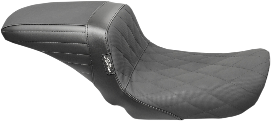 LE PERA Kickflip Seat - Diamond w/ Gripp Tape - Black - FXD '04-'05 LF-591DMGP