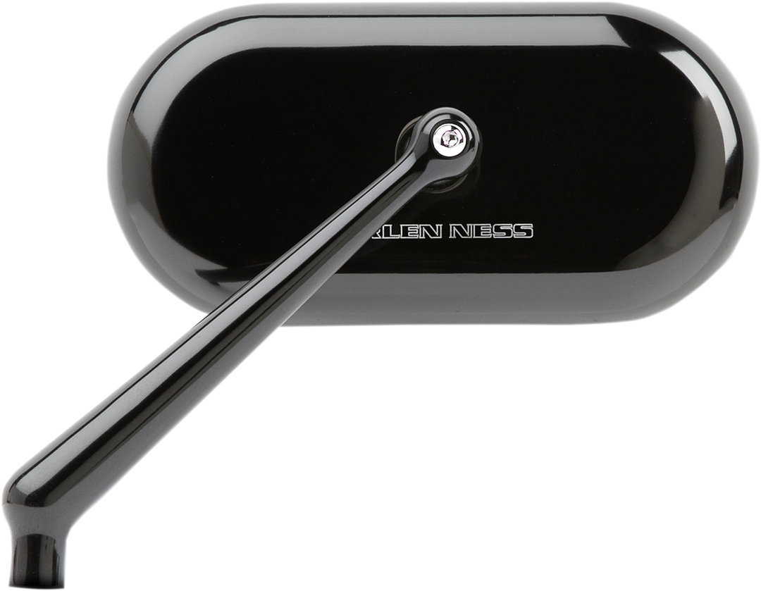 ARLEN NESS Mirror - Side View - Oval - Black - Left 13-170