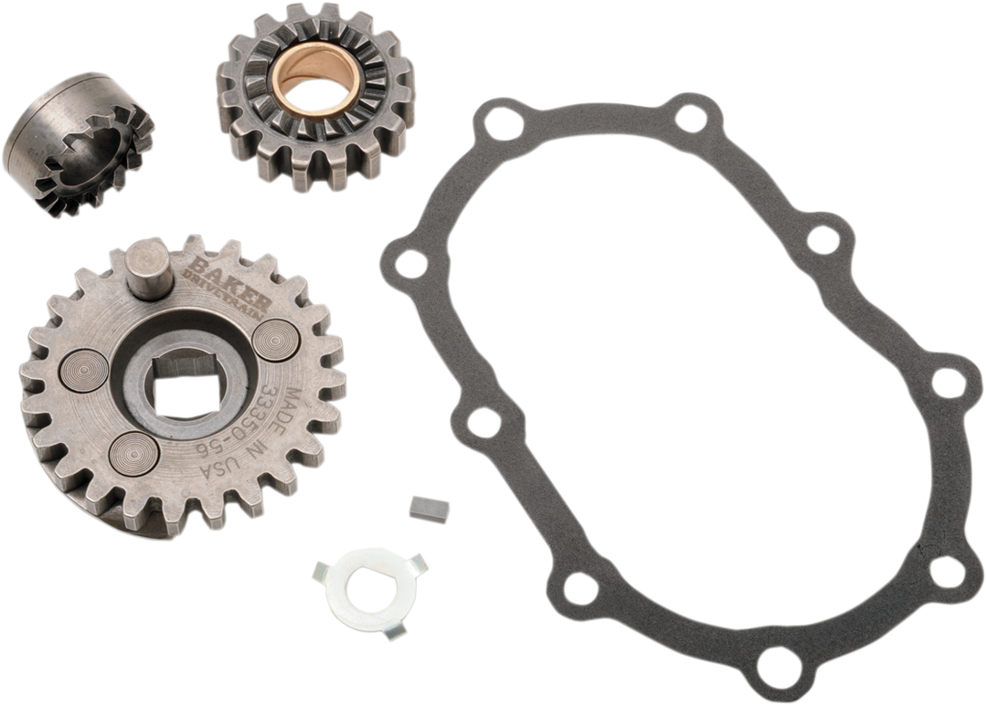 BAKER DRIVETRAIN Kicker Gear Set - Classic/4-Speed - '36-'86 Big Twin 140-64-A