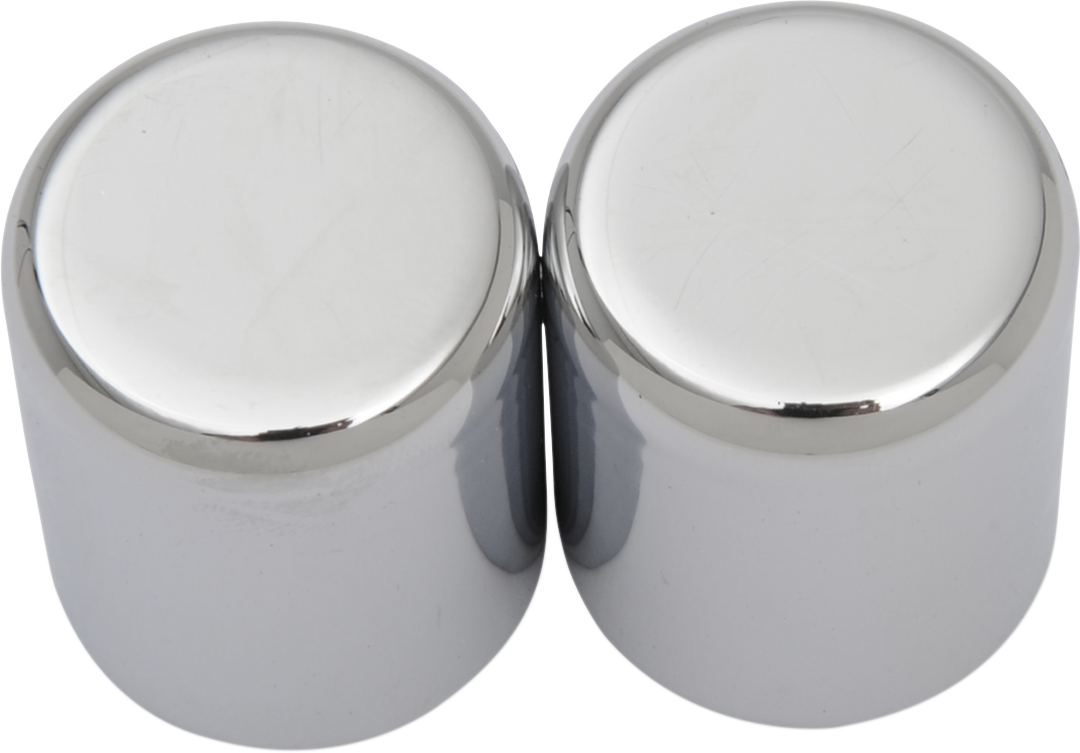 DRAG SPECIALTIES Docking Covers - Small - Chrome - C77-0099C