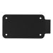 HOGWORKZ® Vertical Saddlebag License Plate Mount | Black