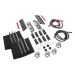 Black Saddlebag Mounting Hardware / Latch / Lock Kit for Harley® '94-'13