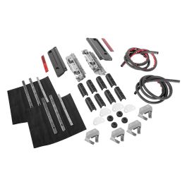 Black Saddlebag Mounting Hardware / Latch / Lock Kit for Harley® '94-'13
