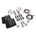Chrome Saddlebag Mounting Hardware / Latch / Lock Kit Harley® '94-'13