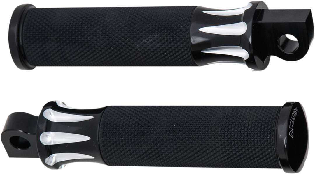 ARLEN NESS Foot Pegs - Deep Cut - Black 07-909
