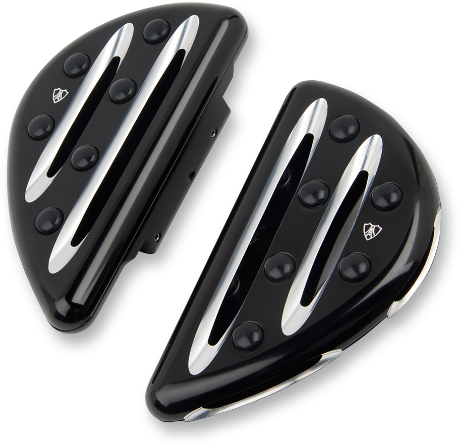 ARLEN NESS Deep Cut Floorboards - Passenger - Black 06-867