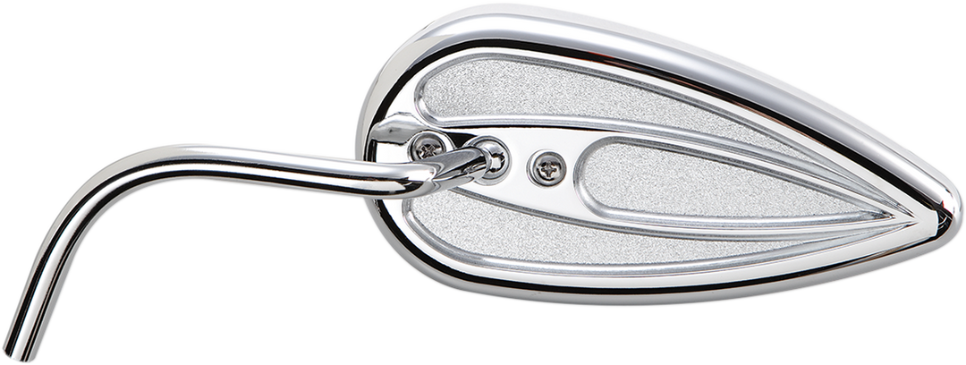 ARLEN NESS Mirror - Side View - Teardrop - Chrome - Left 13-035