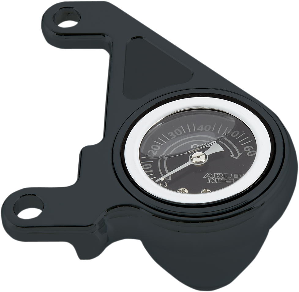ARLEN NESS Oil Pressure Gauge Kit - Radius - Black - HD '99-'17 15-675