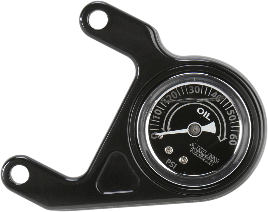 ARLEN NESS Oil Pressure Gauge Kit - Radius - Black - HD '92-'99 15-676