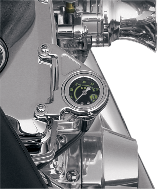 ARLEN NESS Oil Pressure Gauge Kit - Radius - Chrome - HD '99-'17 15-658