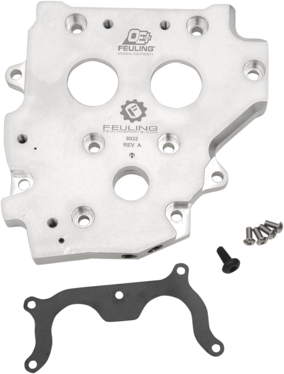 FEULING PARTS OE+ Hydraulic Tensioner Conversion Camplate for Stock Chain Drive Cams - Twin Cam '99-'06 8032