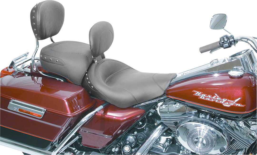MUSTANG Wide Rear Seat - Studded - Black - FL '97-'25 79112