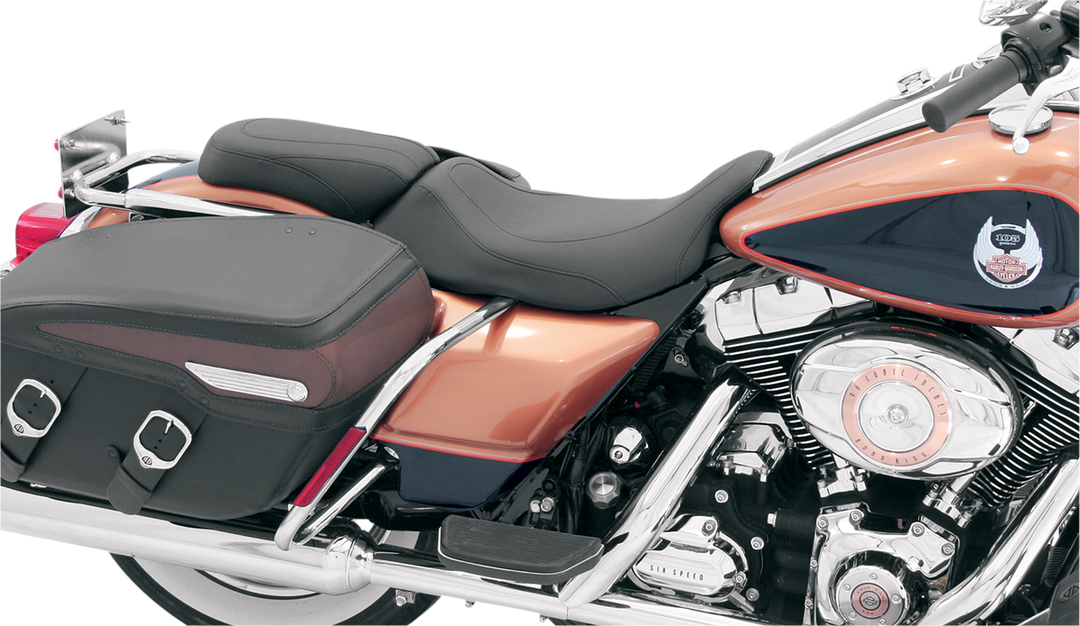 MUSTANG Tripper™ Solo Seat - without Backrest - Stitched - Black - FLH/FLT '08-'25 76026