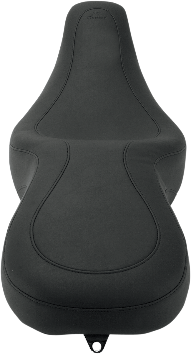 MUSTANG Wide Tripper™ 2-Up Seat - Without Backrest - FLH/FLT '97-'07 76587