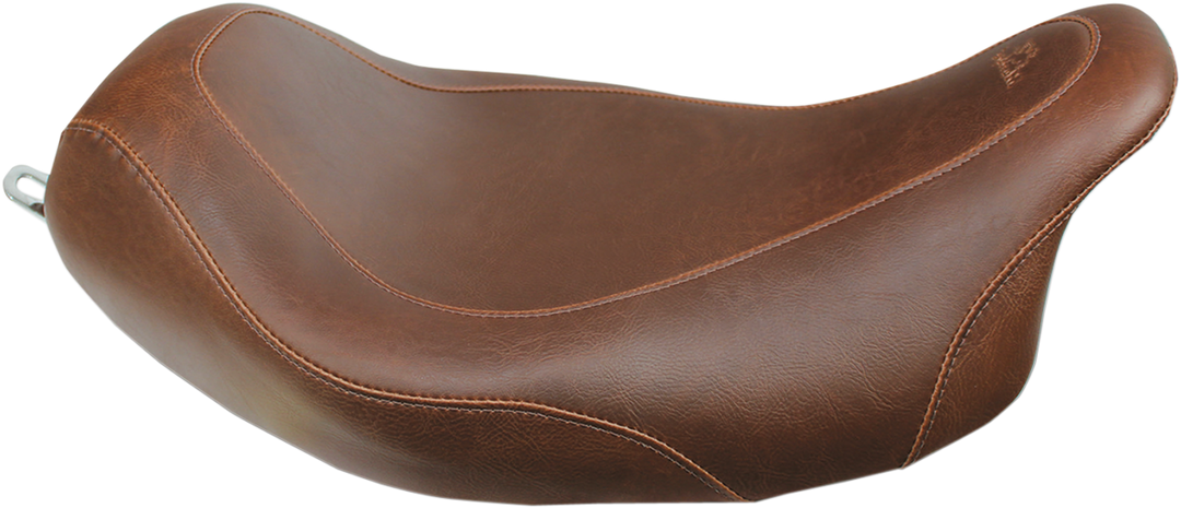 MUSTANG Seat - Wide Tripper™ Solo - without Backrest - Smooth - Brown - FL '08-'25 76720