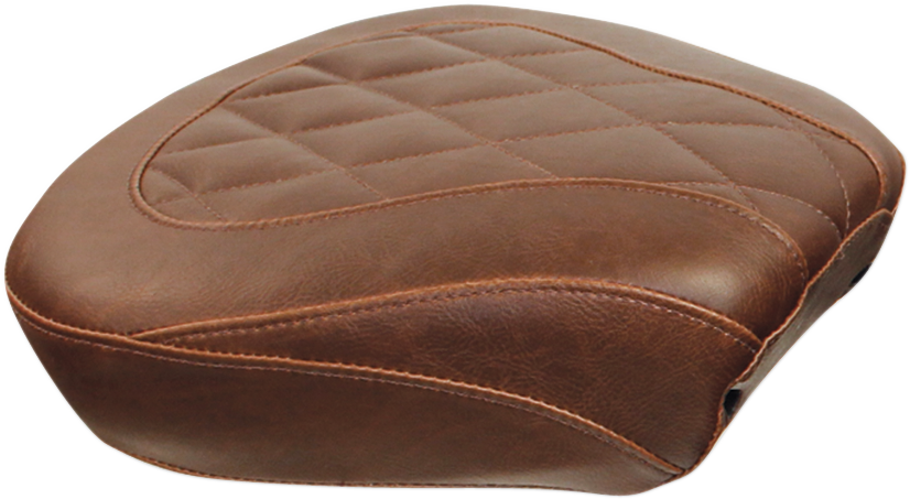 MUSTANG Wide Tripper Rear Seat - Brown - Diamond - FL '97-'25 76723