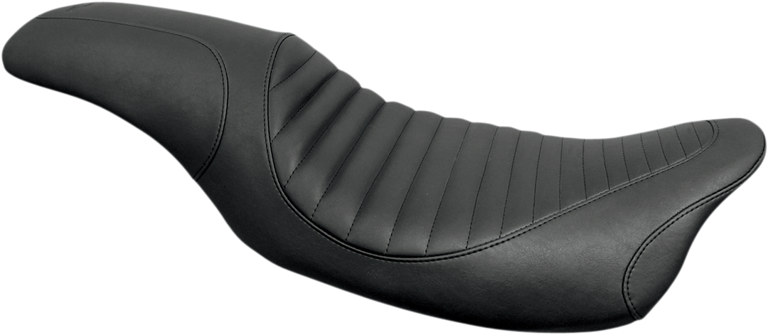 MUSTANG Tripper™ Fastback Seat - Front Tuck-n-Roll - Black - FL '08-'25 76712