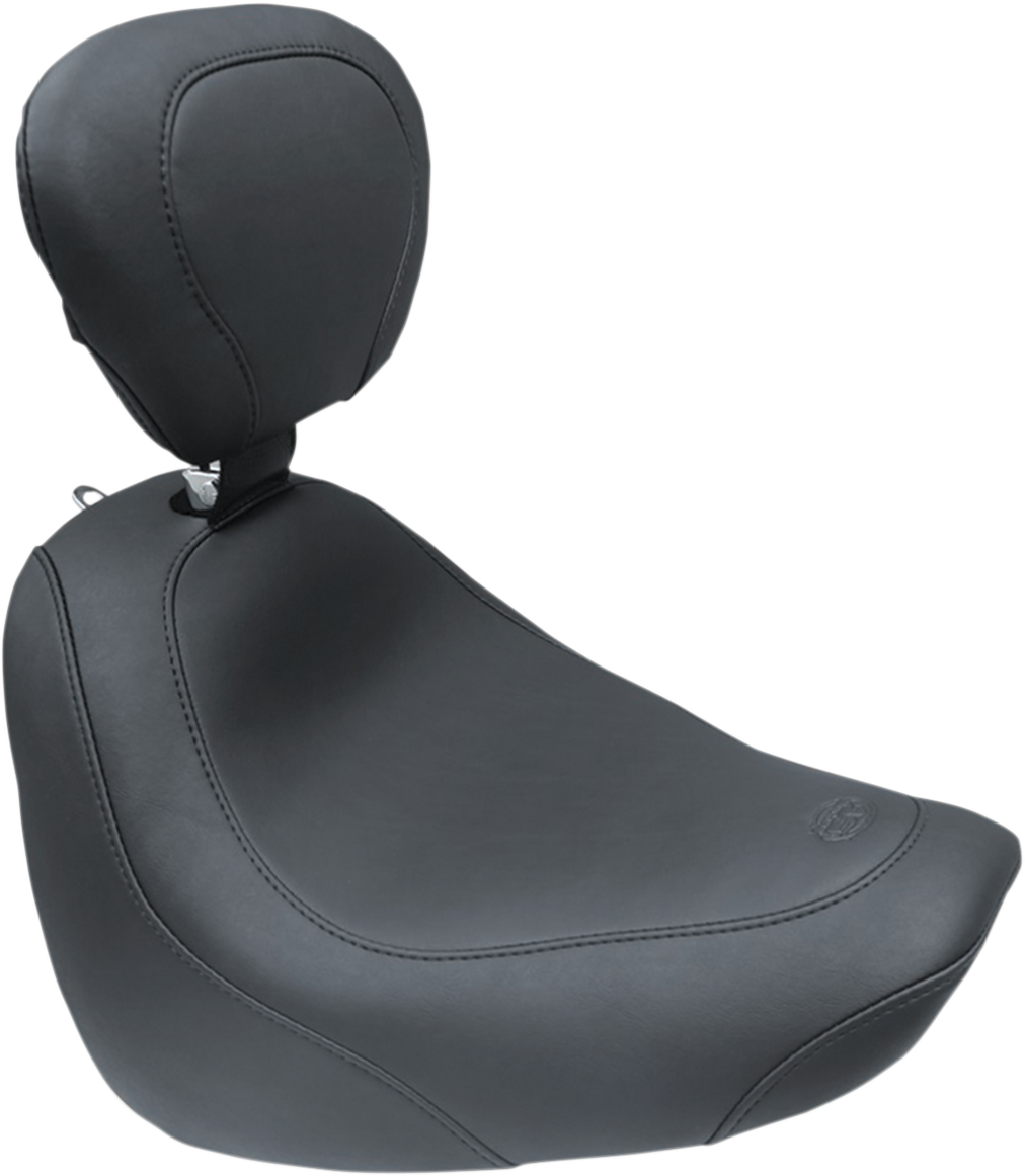 MUSTANG Wide Tripper™ Solo Seat - with Backrest - Smooth - FXFB/S '18-'23 79336