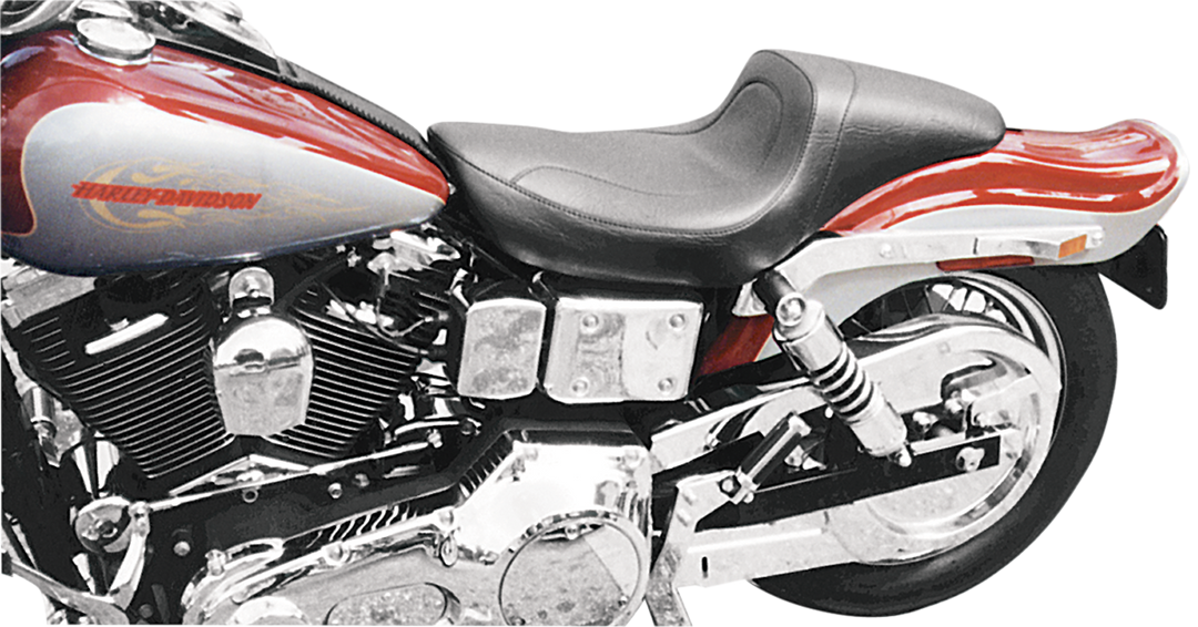 MUSTANG Seat - Fastback™ - Stitched - Black - Dyna '96-'03 75439