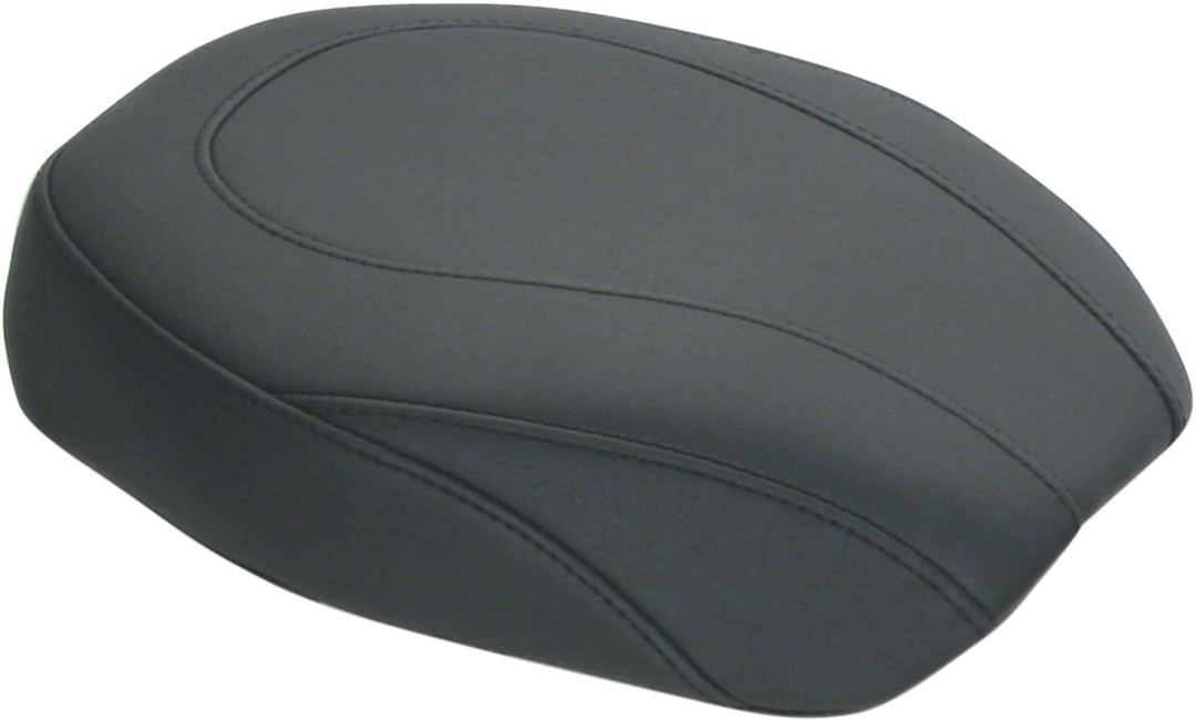 MUSTANG Wide Tripper Rear Seat - Plain - Black - Dyna '06-'17 76701
