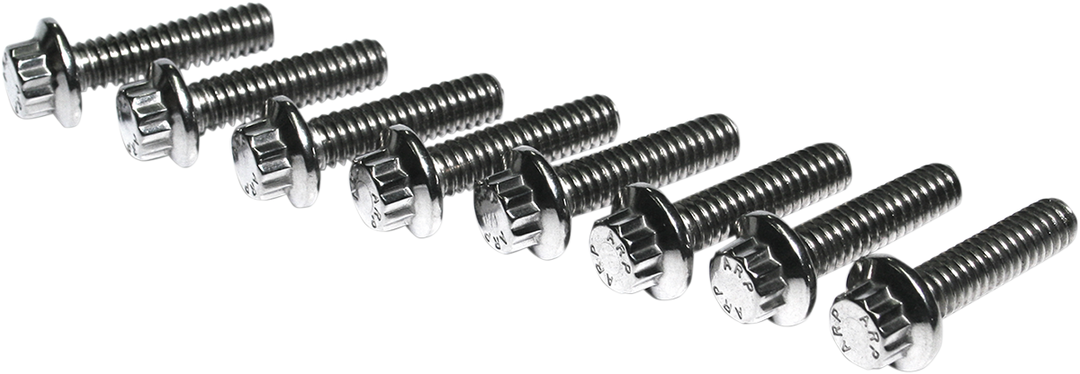 FEULING PARTS Bolts - Lifter Block - 12-Point/Dress-Up - 8 Pack - Twin Cam 3033