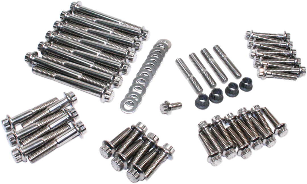 FEULING PARTS Fastener Kit - External Engine - 12-Point - Twin Cam 3049