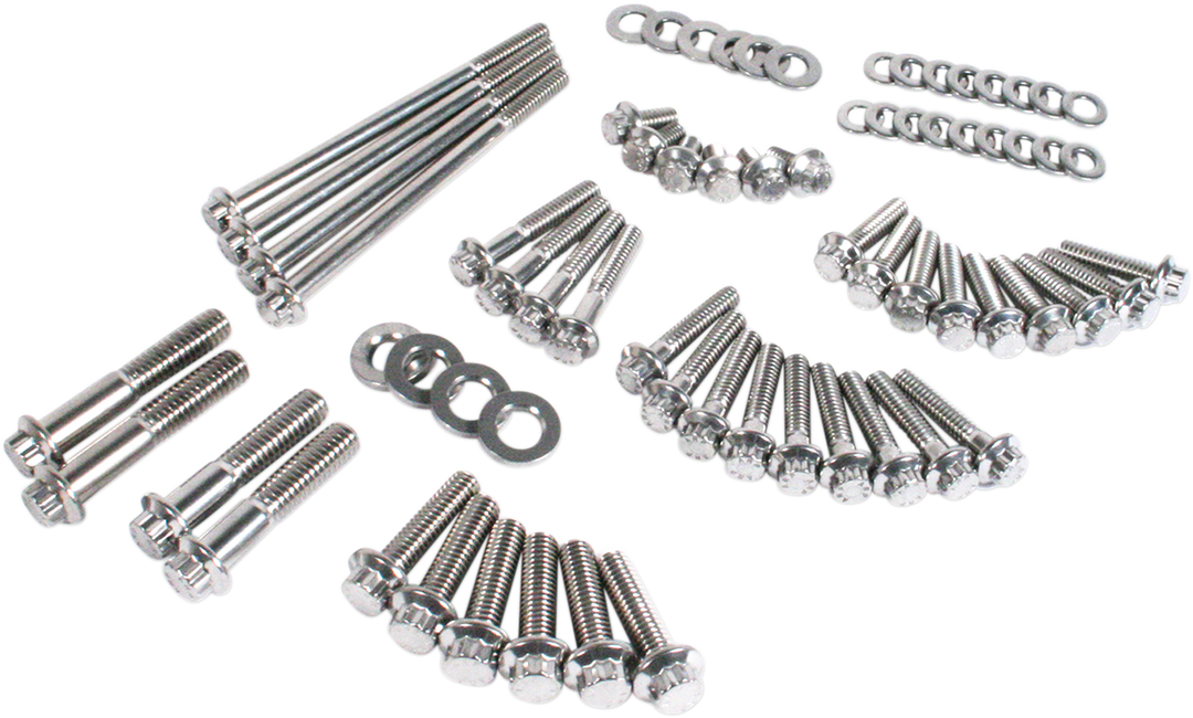 FEULING PARTS Fastener Kit - External Primary/Transmission - 12-Point/Dress-Up - FX 3055