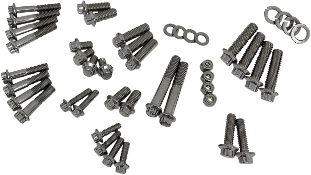 FEULING PARTS Fastener Kit - Chassis/Trim - 12-Point/Dress-Up - M8 Road Glide 3062