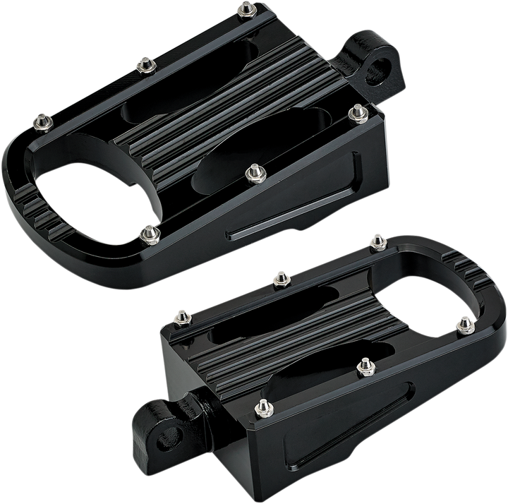 BILTWELL Punisher Foot Pegs - Black - XL 7006-203-01