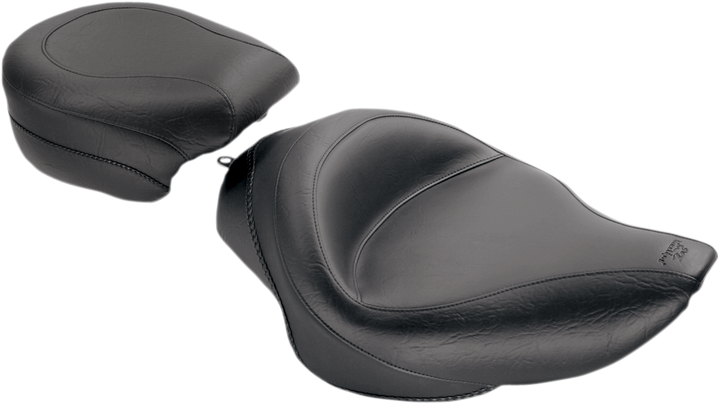 MUSTANG Wide Rear Seat - Smooth - Black - XL '04-'21 76507