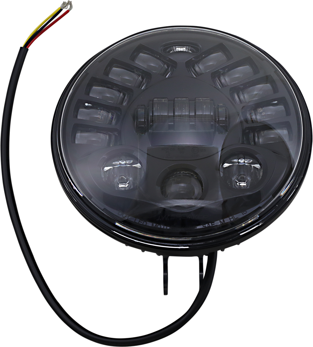 CUSTOM DYNAMICS Adaptive Headlight - 7" - Pedestal Mount - Black PB-7PA-B