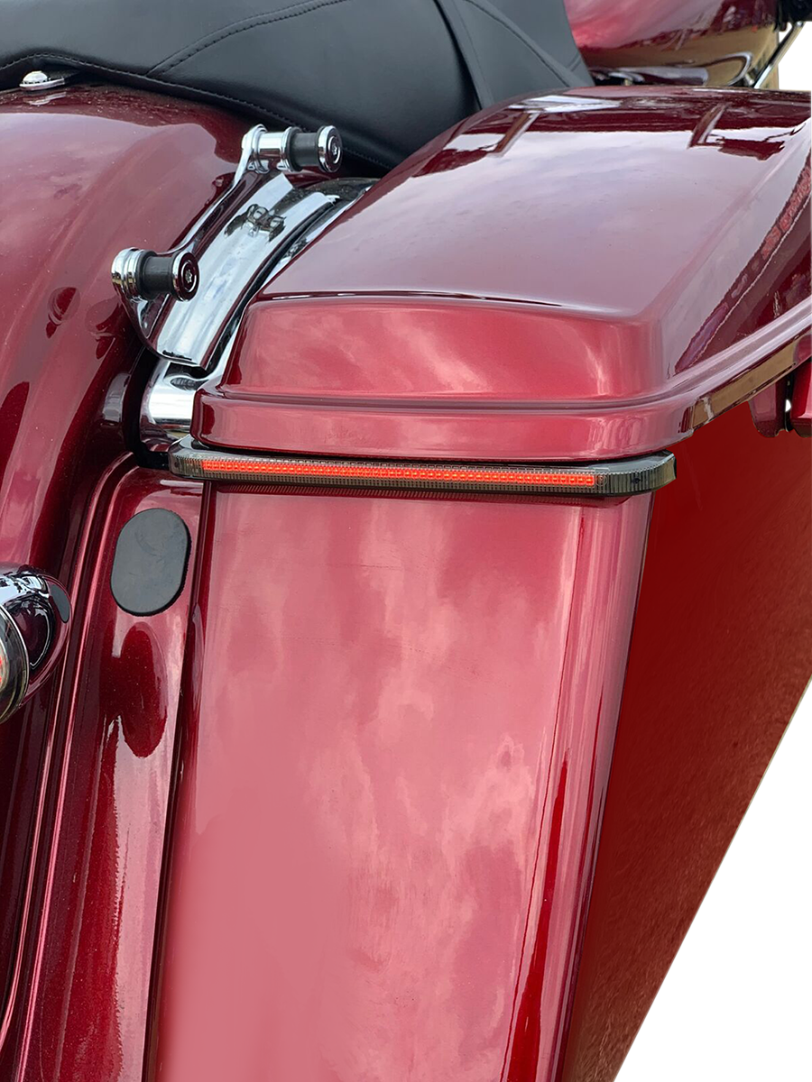 CUSTOM DYNAMICS Saddlebag Lights - Smoke Lens CD-LPSEQ-BCM4-S