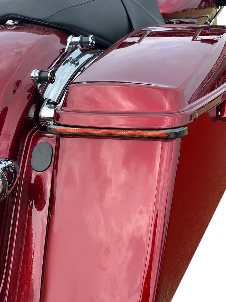 CUSTOM DYNAMICS Saddlebag Lights - Smoke Lens CD-LPSEQ-BCM4-S