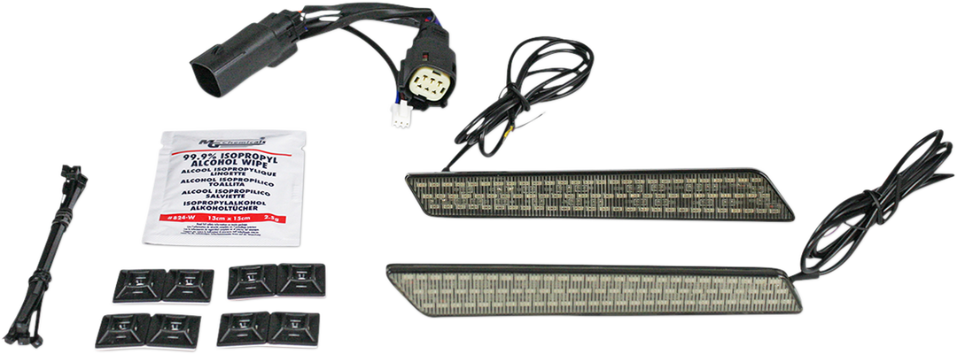 CUSTOM DYNAMICS Saddlebag Latch Lights - Smoke CD-LATCH-BCM-S