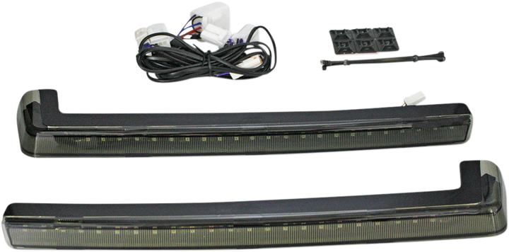 CUSTOM DYNAMICS LED Run/Brake/Turn Tour-Pak® Arms - Smoke Lens - '06-'13 PB-TP-ARM-TPCS