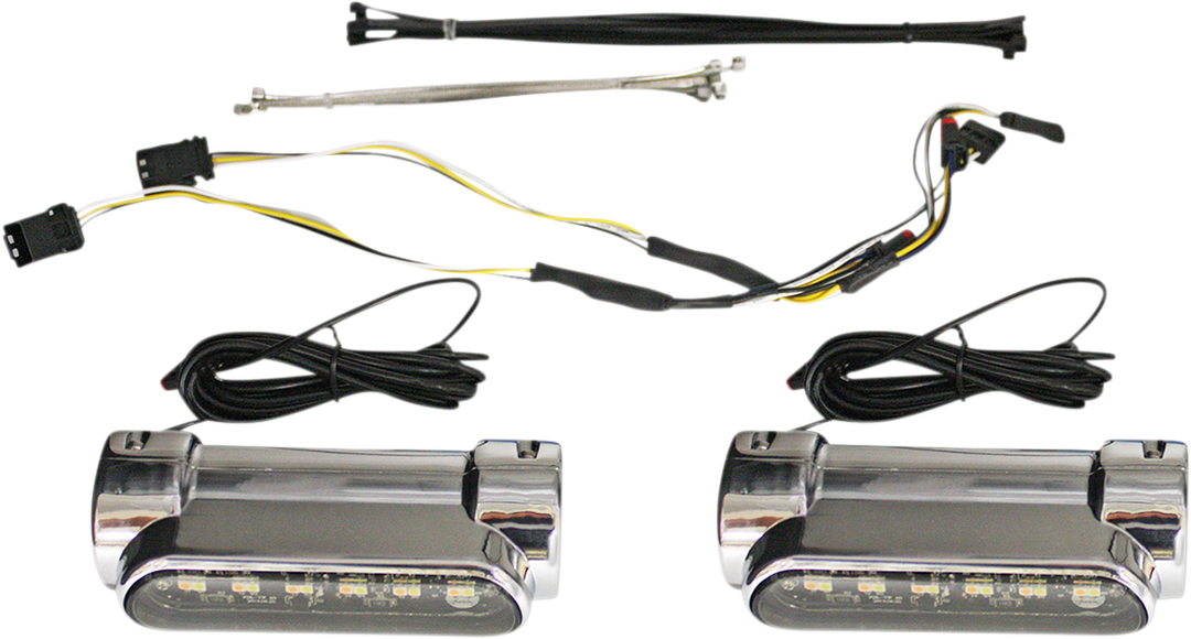 CUSTOM DYNAMICS Engine Guard Light - Chrome - FLH CD-CB-AW-BCM-C