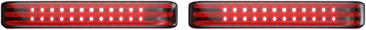 CUSTOM DYNAMICS Saddlebag LED Lights - Sequential - Black/Smoke PB-SBSEQ-SS6-BS