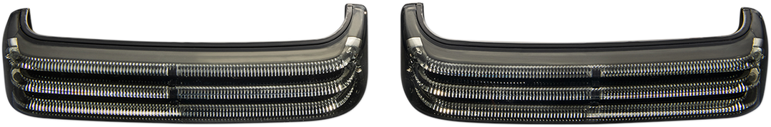 CUSTOM DYNAMICS Saddlebag LED Lights - Sequential - Black/Smoke PB-SBSEQ-BCM4BS