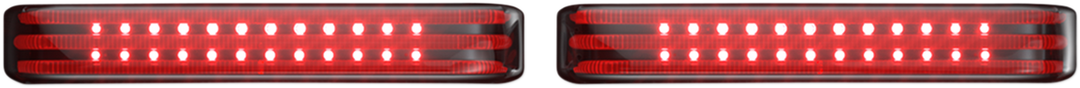 CUSTOM DYNAMICS Saddlebag LED Lights - Sequential - Chrome/Smoke PB-SBSEQ-SS6-CS