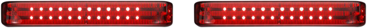 CUSTOM DYNAMICS Saddlebag LED Lights - Sequential - Chrome/Red PB-SBSEQ-SS8-CR