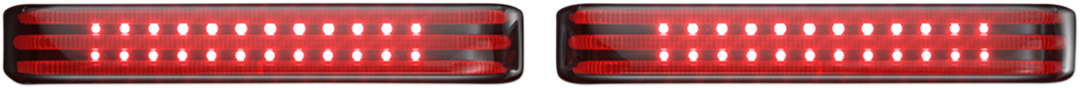 CUSTOM DYNAMICS Saddlebag LED Lights - Sequential - Chrome/Smoke PB-SBSEQ-SS8-CS