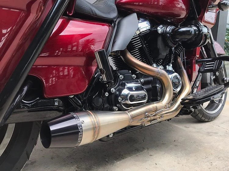 Sawicki Speed Twin Cam Bagger Shorty Exhaust