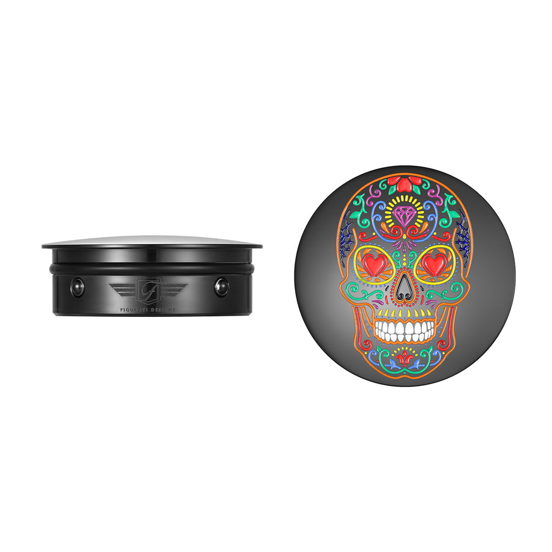Figurati Designs – Sugar Skull Swing Arm Cover