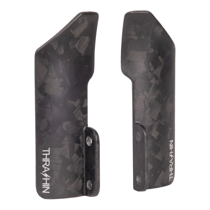 Thrashin Supply Inverted Bagger Fork Guard - Matte Forged Carbon