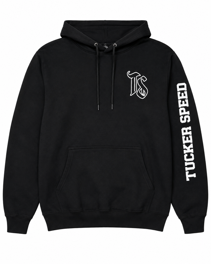 Tucker Speed Run Your Bike Pullover Hoodie - Black